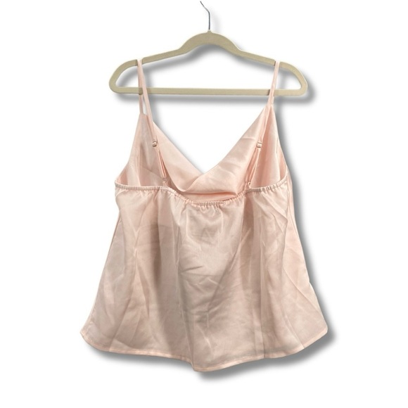 NTW Nasty Gal Women's Cowl Satin Cami Top Blush Light Pink Size 4 BRAND NEW! - Picture 3 of 10